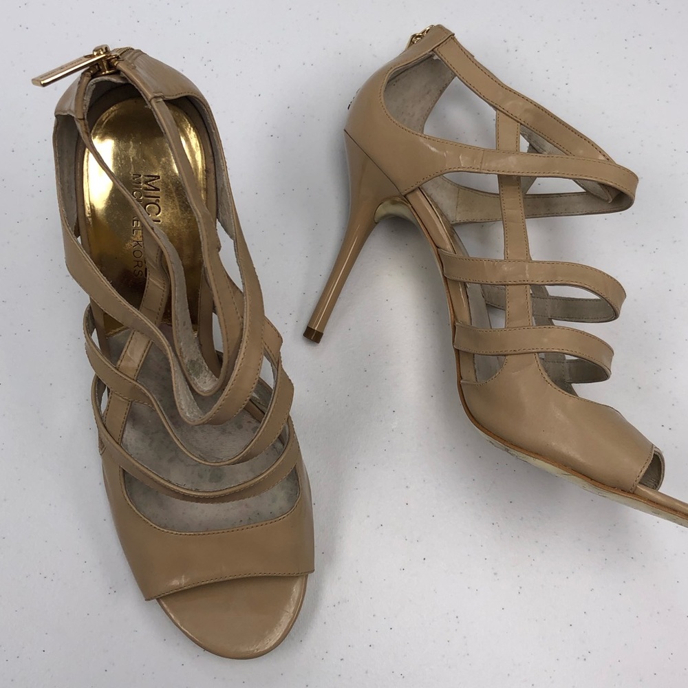 Michael Kors gladiator heeled sandal 9.5